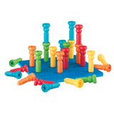 Tall-Stackers™ Pegs & Pegboard Set